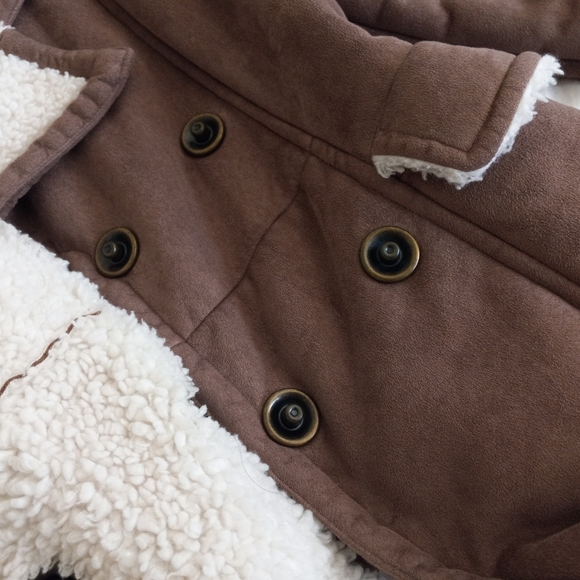 Bebe faux suede long coat XS - Picture 7 of 10